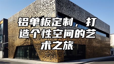铝单板定制，打造个性空间的艺术之旅