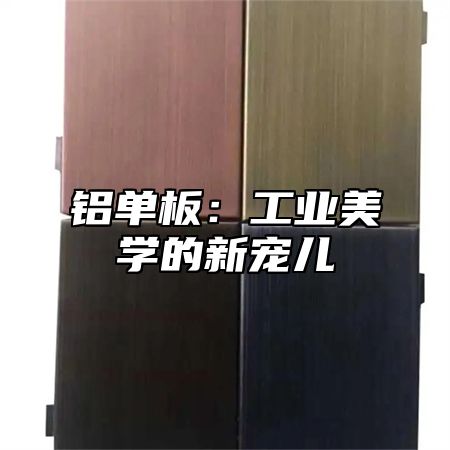 铝单板：工业美学的新宠儿