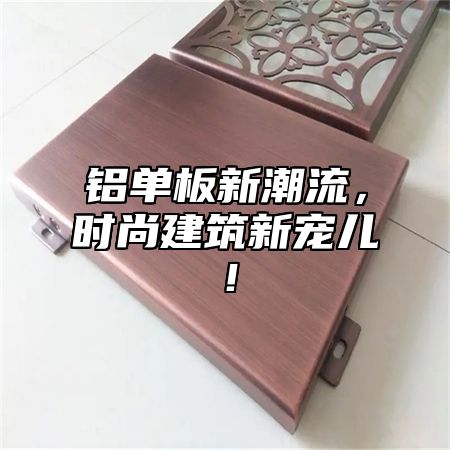 铝单板新潮流，时尚建筑新宠儿！