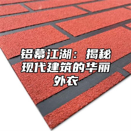 铝幕江湖：揭秘现代建筑的华丽外衣