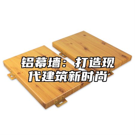 铝幕墙：打造现代建筑新时尚