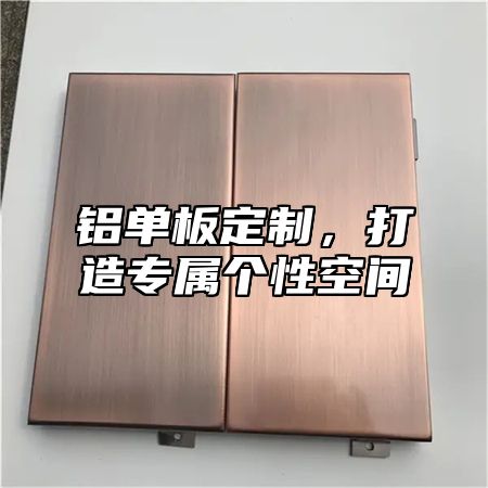 铝单板定制，打造专属个性空间